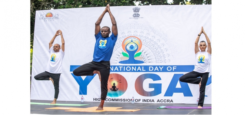 10th International Day of Yoga celebrations | 22 June, 2024; Christiansborg Castle, Accra
