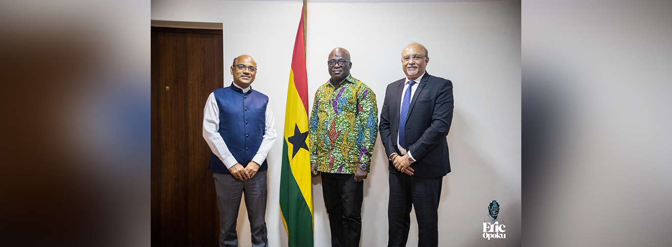  High Commissioner paid a courtesy call on Hon. Eric Opoku, Minister of Food and Agriculture, Ghana