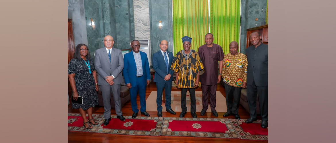  High Commissioner, Mr. Manish Gupta, called on Rt. Hon. Alban Sumana Kingsford Bagbin,
Speaker of Parliament in Ghana.