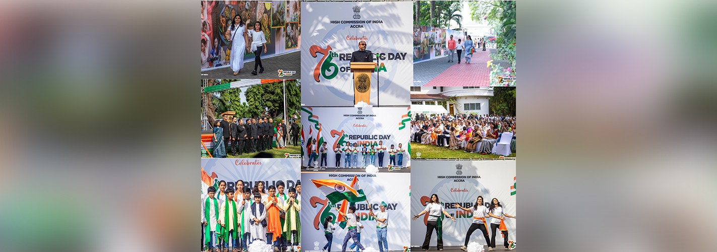  76th Republic Day Celebrations | 26th January, 2025; India House, Accra.