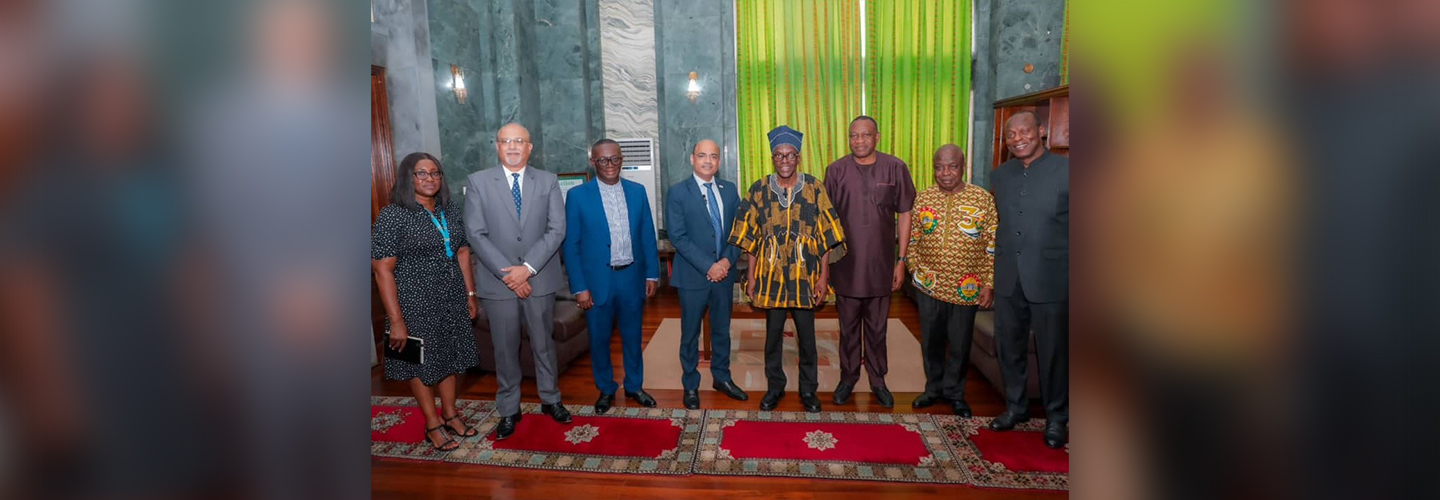  High Commissioner, Mr. Manish Gupta, called on Rt. Hon. Alban Sumana Kingsford Bagbin,
Speaker of Parliament in Ghana.